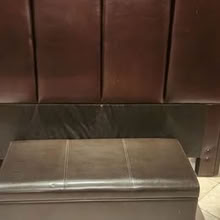 Photo of free Large leather queen sized headboard (leslieville) #2