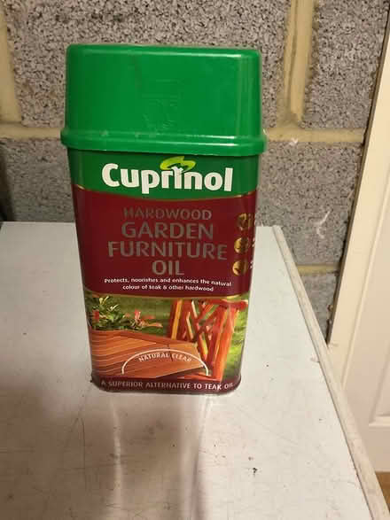 Photo of free Wood garden furniture cleaner & oil (Bedford) #2
