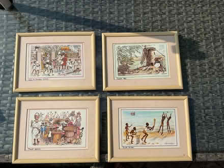 Photo of free 4 framed prints of Barbados 22cm x 16cm (Middleton Junction OL9) #1