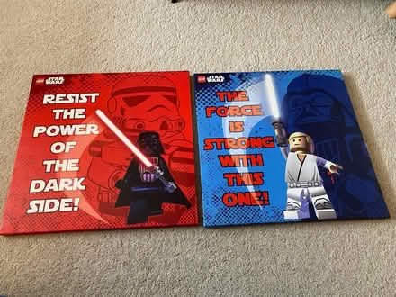 Photo of free Lego Star Wars canvas pictures (x2) (Kentisbeare Cullompton) #1