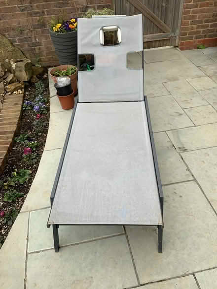 Photo of free fully reclining sun lounger (Bolnore Village,Haywards Heath) #1
