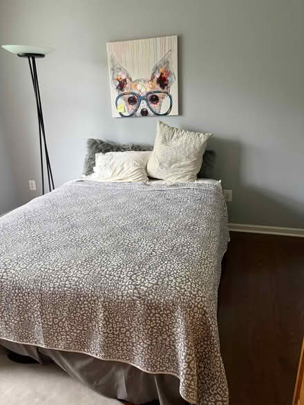 Photo of free Queen mattress/ boxspring, frame (Basking Ridge) #1