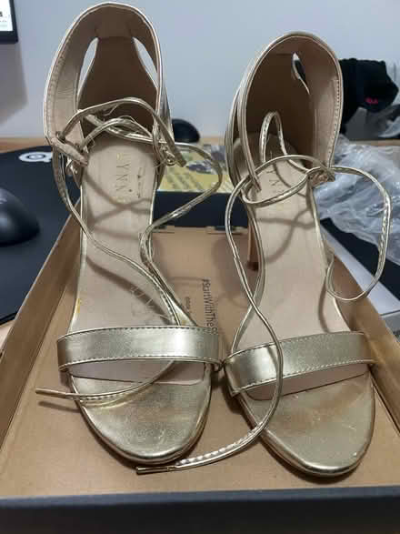 Photo of free Dune high heel sandals Size 39 (Strawberry Hill TW1) #1
