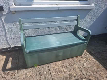 Photo of free Garden storage bench plastic (Leckhampton GL53) #1