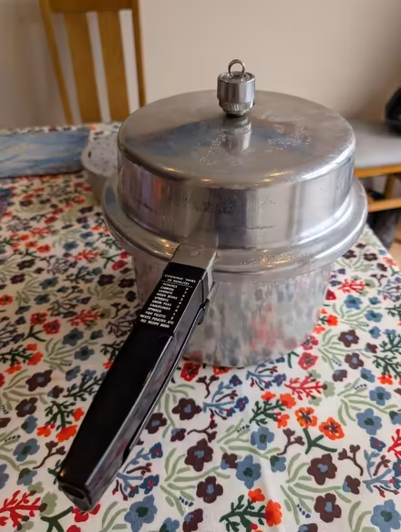 Photo of free Prestige aluminium pressure cooker (Molesey KT8) #1