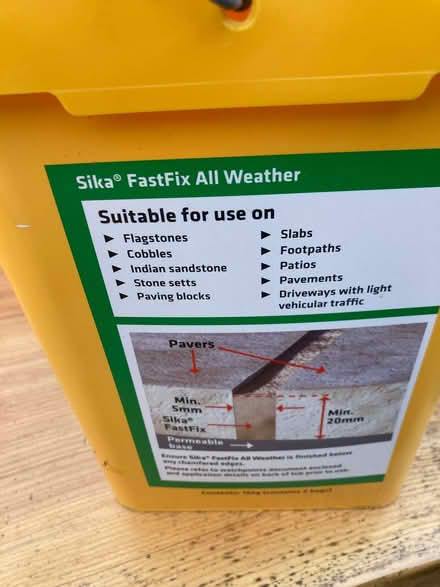 Photo of free Sika Fast Fix Patio Grout (Battle TN33) #2