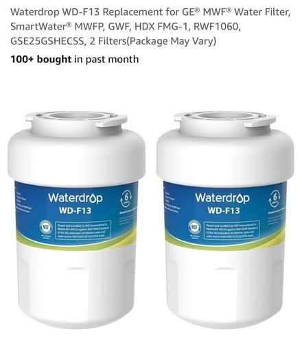 Photo of free 2x New GE Water Filter WD-F13 (Herndon near Route 7 & SR 286) #1
