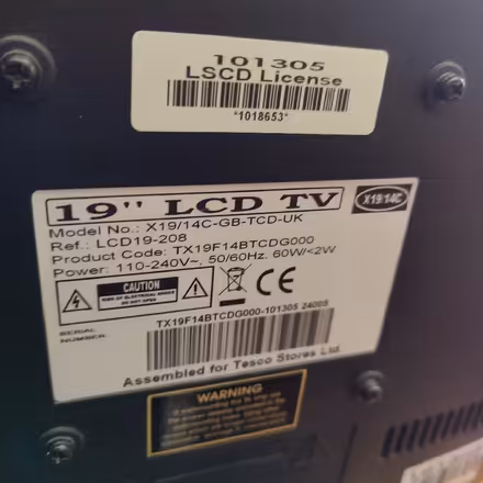 Photo of free 19" small TV with dvd player (Knowle FY2) #4