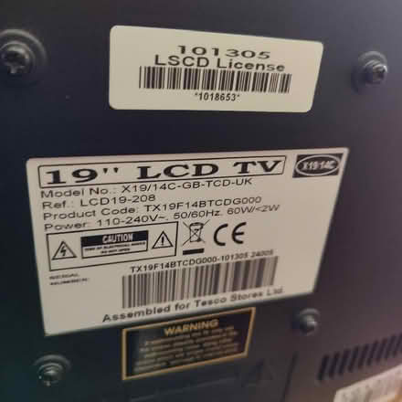 Photo of free 19" small TV with dvd player (Knowle FY2) #4