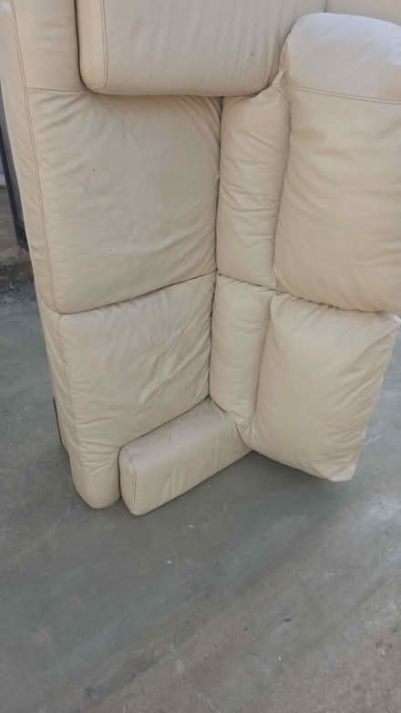 Photo of free 1x 2 seater.leather sofa 2x deska (Hanworth TW13) #3