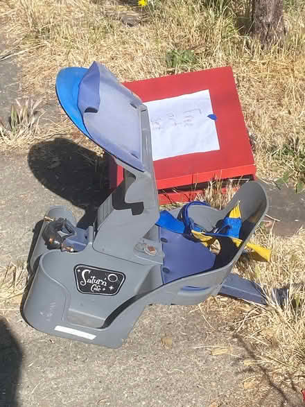 Photo of free Kid bike seat (South Berkeley, CA) #1