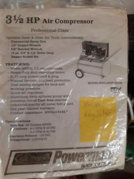 Photo of free Portable compressor (Kensington) #4