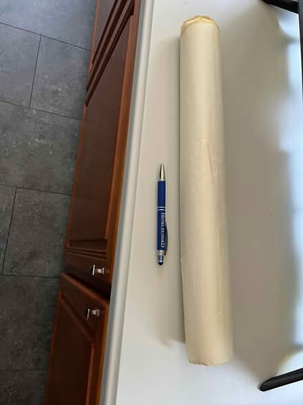 Photo of free roll of white Butcher paper (Prospect and DeAnza) #1