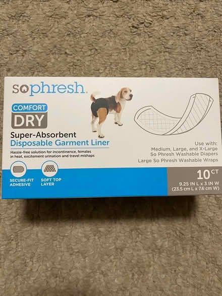 Photo of free Pet incontinence products (Town of Lagrange) #3