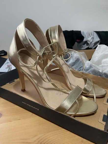 Photo of free Dune high heel sandals Size 39 (Strawberry Hill TW1) #2