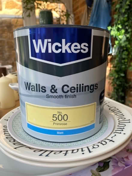 Photo of free Primrose yellow matt paint (Great Bourton, OX17) #1