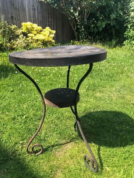 Photo of free Old bistro table (Goldthorn Hill WV2) #1