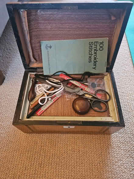 Photo of free Antique sewing box (St Stephens AL3) #2