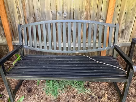 Photo of free Sturdy metal garden benches (Bellevue) #2