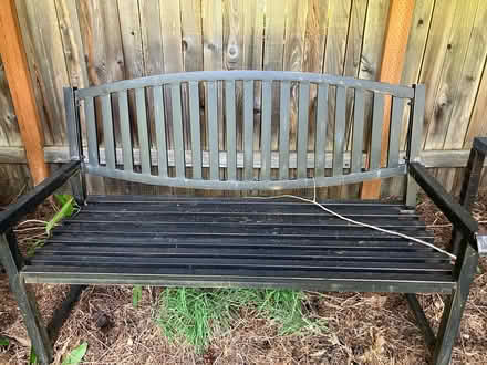 Photo of free Sturdy metal garden benches (Bellevue) #2