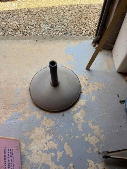 Photo of free Parasol / patio umbrella stand (Ecton CP) #2