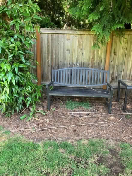 Photo of free Sturdy metal garden benches (Bellevue) #1