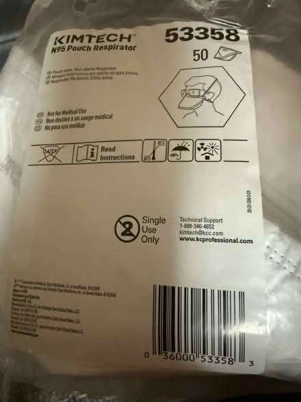 Photo of free N95 Pouch respirator (Montgomery) #1