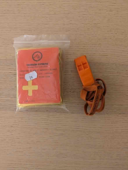 Photo of free Emergency whistle and blanket (Chippenham SN14) #1
