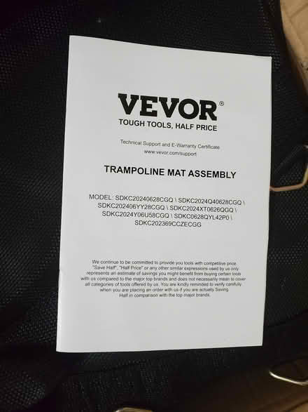Photo of free 12 ft. trampoline replacement mat (Woodridge) #1