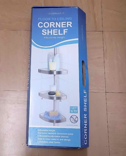 Photo of free Floor to Ceiling Bathroom Corner Shelf (Moseley B13) #1