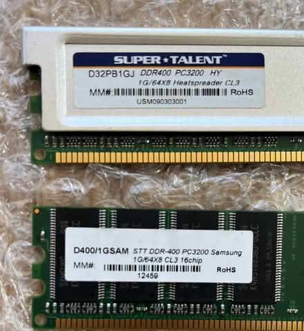 Photo of free FOUR 1GB memory chips (Lawrence Expwy & Monroe Street) #4