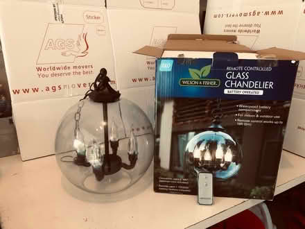 Photo of free Outdoor Glass LED Chandelier (Herndon near Route 7 & SR 286) #1