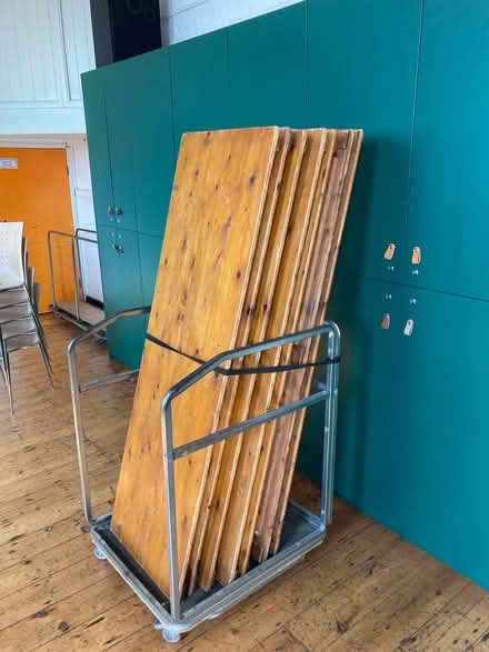 Photo of free Trolleys x2 for trestle tables (tables not included) (Hanover BN2) #4