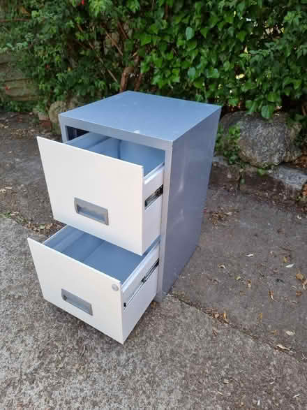 Photo of free Filing cabinet, 2 draw, metal (Bathford, BA1) #1