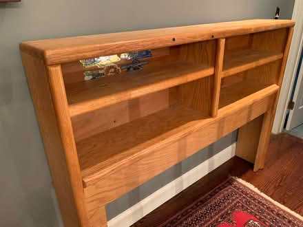 Photo of free Queen size solid oak headboard (Norwichtown) #1