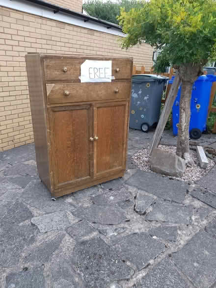 Photo of free Cupboard + 2 drawers (ST2 Stoke) #2