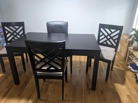 Photo of free 4 matching dining chairs (South Fort Collins) #2