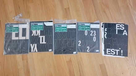 Photo of free Vinyl Letters (Edison) #1