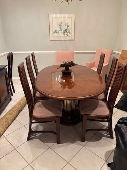 Photo of free Dining table and chairs (Basking Ridge) #1