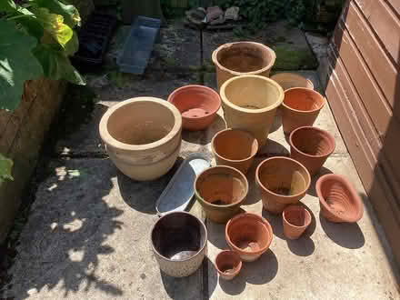 Photo of free Assorted garden pots (BA15 Bassetts Pasture) #1