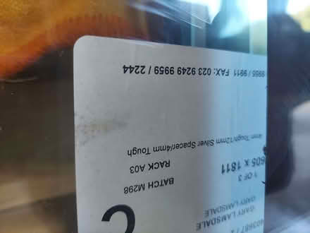 Photo of free Dble glazed units toughened glass (Rail Croft PO7) #1