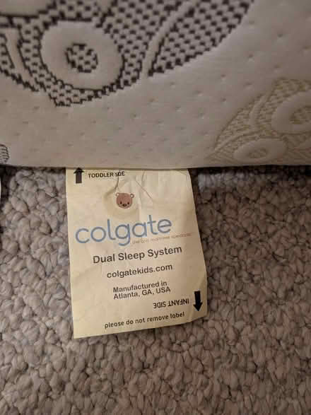 Photo of free Crib and toddler mattress (Montville) #2