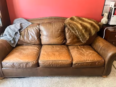 Photo of free Sofa leather (Middletown, Delaware) #1
