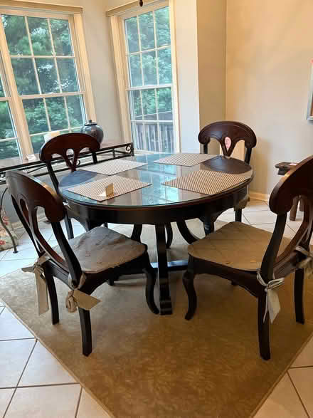 Photo of free Dining table, 4 chairs (Basking Ridge) #1