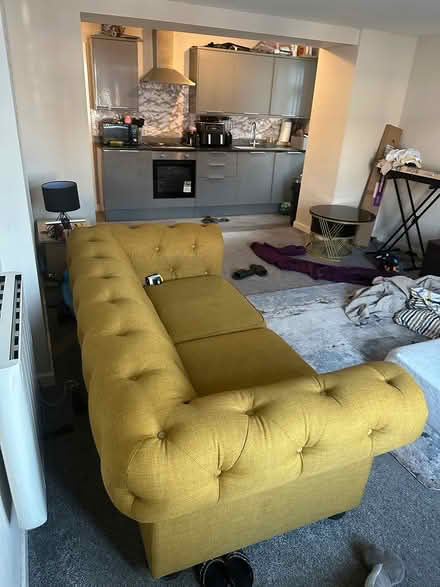 Photo of free Three Seater fabric sofa (S704df) #2