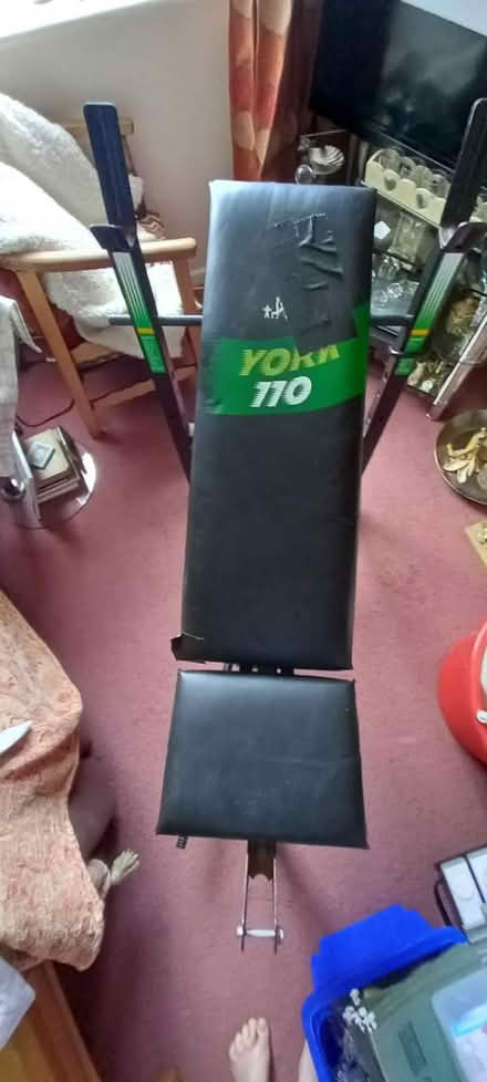 Photo of free Weight Bench plus a few weights (EX6) #1