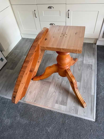 Photo of free Wooden round table (Ruddington NG11) #2