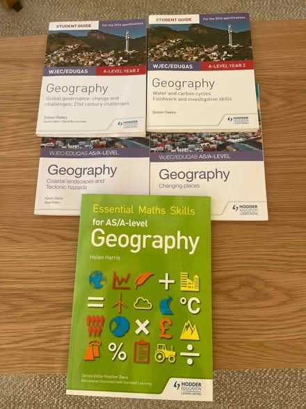 Photo of free Alevel Geography books WJEC (Broomfield CM1) #1