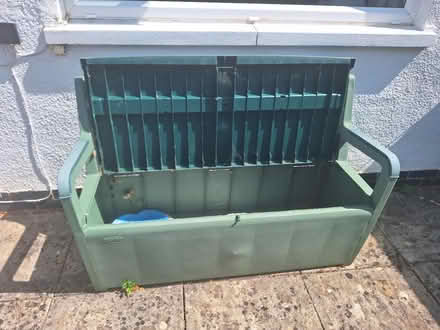 Photo of free Garden storage bench plastic (Leckhampton GL53) #2