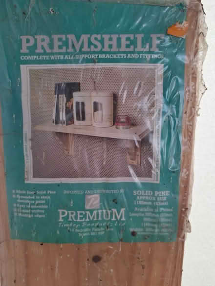 Photo of free Solid pine shelf (B42) #1